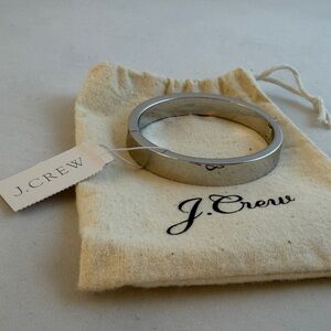 J. Crew Sleek Silver Bracelet